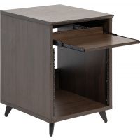 Gator Frameworks Meuble rack studio 10U Elite bois marron - Vue 3